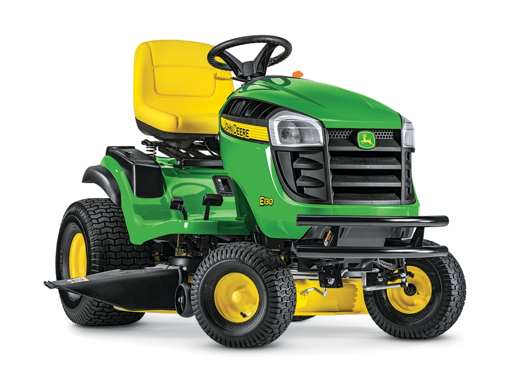 Imagen de estudio del Tractor de Jardín E130.